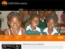Tablet Screenshot of contesacharity.org